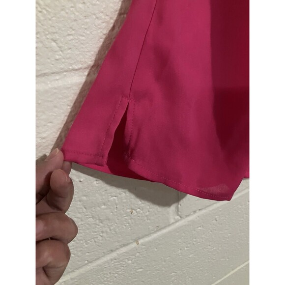 1.STATE Pink Halter Brown Accented Sleeveless Top size XL - Picture 8 of 13